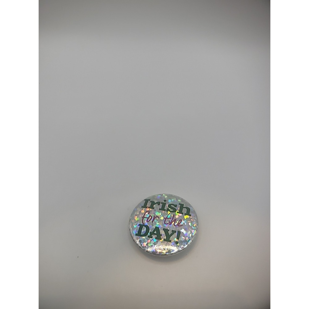 Vintage Irish for the Day St‎ Patricks Day Celebration Silver Confetti
